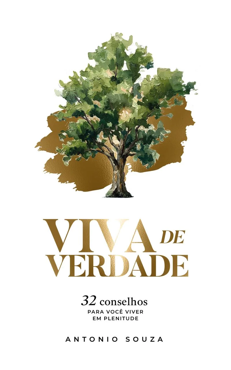Capa do livro Viva de Verdade, de Antonio Souza